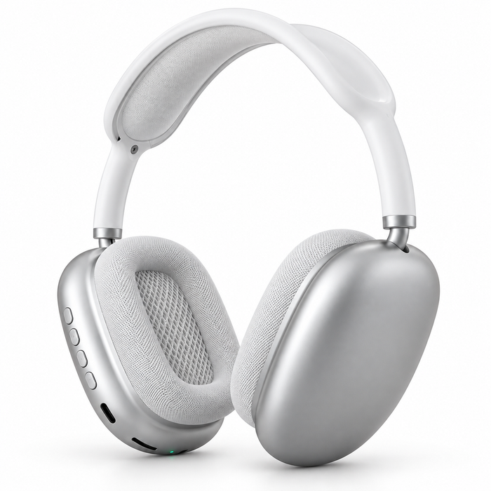 Bluetooth 5.0 Over-Ear-Kopfhörer | Kabellose Verbindung & Verstellbarer Bügel | Headset mit Mikrofon & Integrierten Bedienelementen | Schmid