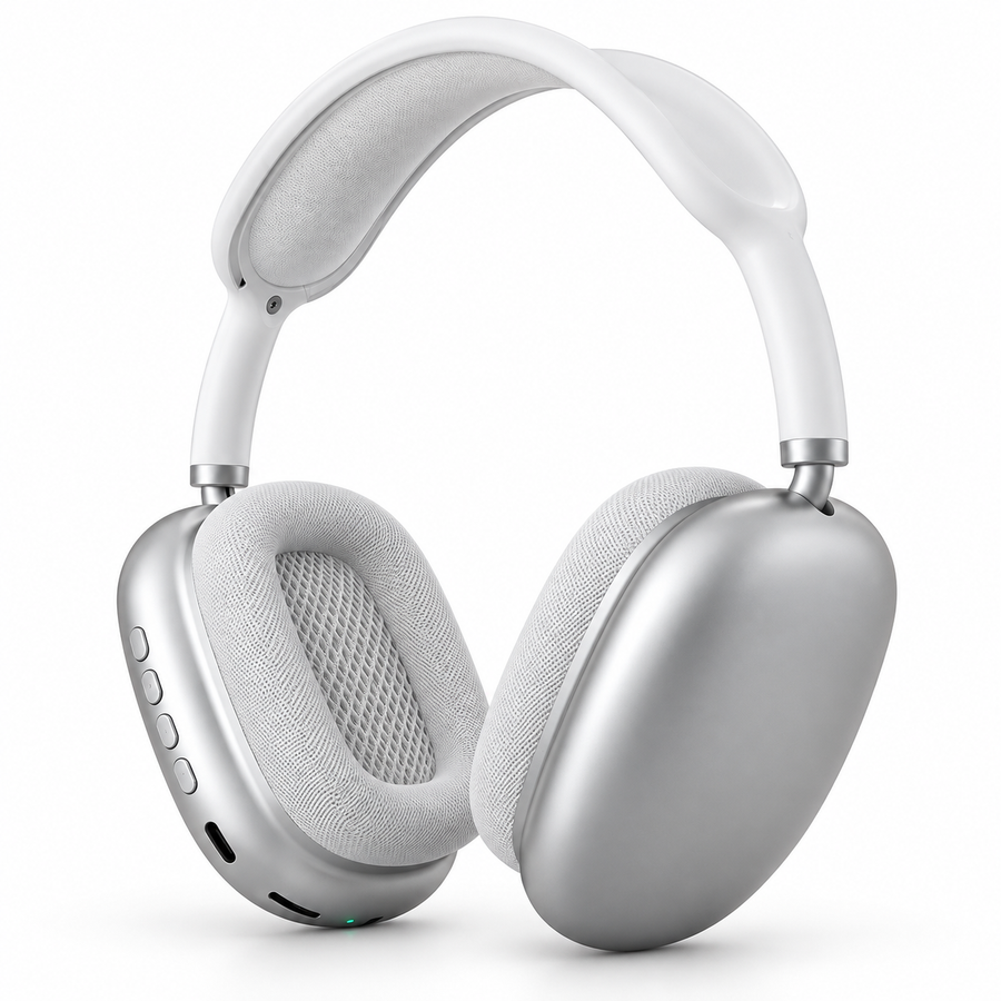 Bluetooth 5.0 Over-Ear-Kopfhörer | Kabellose Verbindung & Verstellbarer Bügel | Headset mit Mikrofon & Integrierten Bedienelementen | Schmid