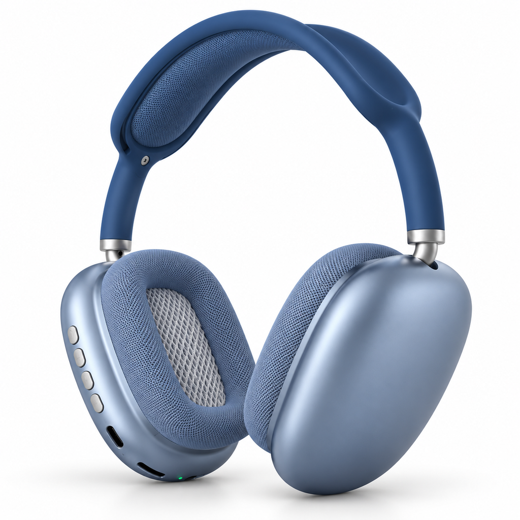 Bluetooth 5.0 Over-Ear-Kopfhörer | Kabellose Verbindung & Verstellbarer Bügel | Headset mit Mikrofon & Integrierten Bedienelementen | Schmid