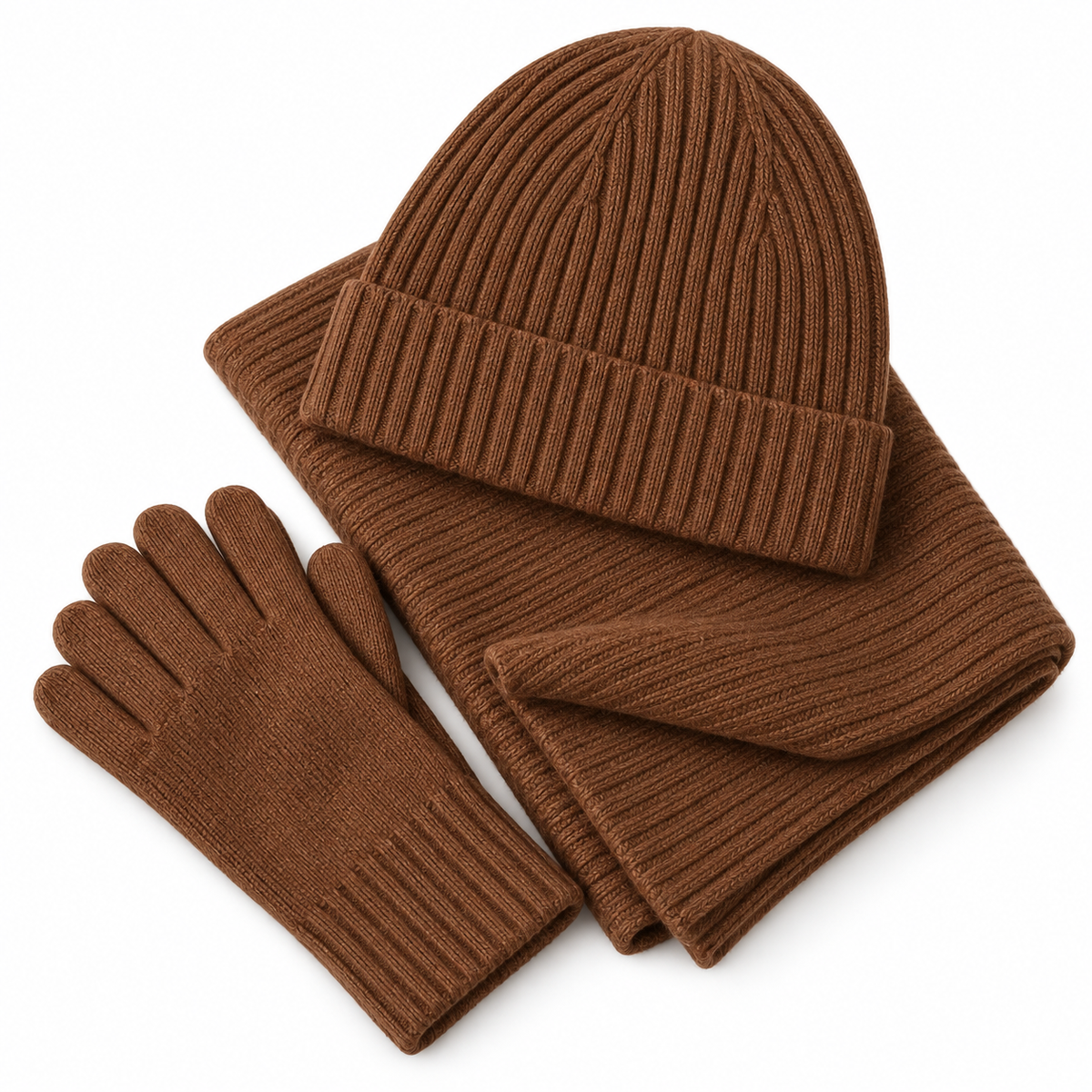 Winterset aus Kaschmir | Weiche Strickkonstruktion & Koordiniertes Design | Freizeitoutfit für Alltag, Zuhause & Freizeit | Schmid