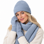 Winterset aus Kaschmir | Weiche Strickkonstruktion & Koordiniertes Design | Freizeitoutfit für Alltag, Zuhause & Freizeit | Schmid