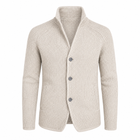Herrenjacke mit Knopfleiste | Lange Ärmel & Seitentaschen | Regular-Fit Freizeitjacke für Alltag, Reisen & Layering | Schmid