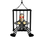 Hängende Halloween Skelett Dekoration | Kunststoff Hängefigur für Halloween | Saisonale Deko für Innen- und Außenbereiche | Schmid
