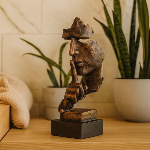 Abstrakte Skulptur Figur – Moderne Dekorative Statue für Innenräume