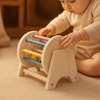 Holztrommel – Musikinstrument für Kleinkinder 0–3 Jahre