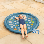 Outdoor Spritzmatte – Wasserspielmatte mit Sprinkler
