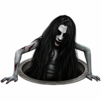 Halloween-Haaraufkleber | Selbstklebend & Abnehmbar | Schwarze Horror-Dekoration für Böden, Fenster & Glatte Oberflächen | Schmid