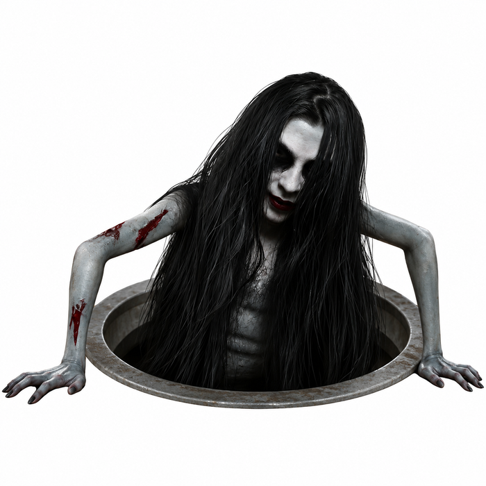 Halloween-Haaraufkleber | Selbstklebend & Abnehmbar | Schwarze Horror-Dekoration für Böden, Fenster & Glatte Oberflächen | Schmid