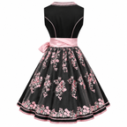Damen Trachtenkostüm | Schnürkleid, Bluse & Schürze | Dreiteiliges Set für Oktoberfest, Volksfeste & Themenpartys | Schmid
