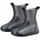 Schuhschützer aus Latex | Wasserdichte Elastische Konstruktion & Strukturierte Sohle | Wiederverwendbare Unisex-Überzieher für Regen | Schmid