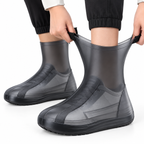 Schuhschützer aus Latex | Wasserdichte Elastische Konstruktion & Strukturierte Sohle | Wiederverwendbare Unisex-Überzieher für Regen | Schmid