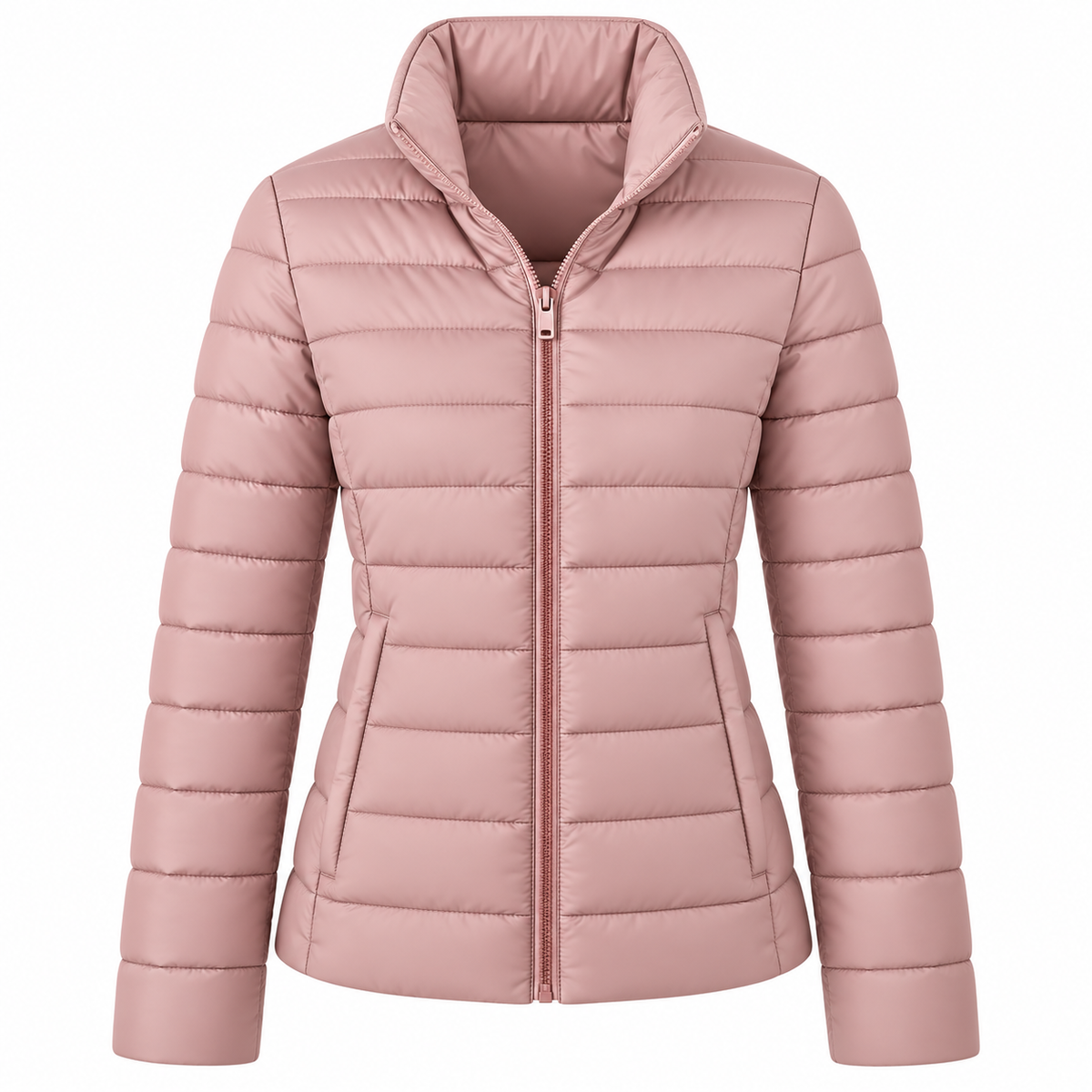 Damen Steppjacke aus Polyester | Stehkragen & Taillierte Silhouette | Leichte Jacke für die Übergangszeit | Schmid