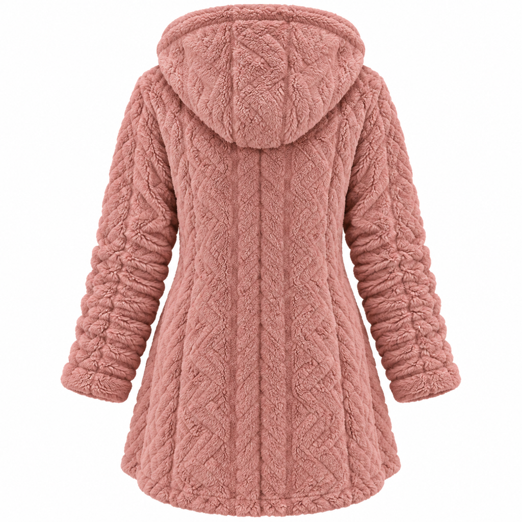 Damen Strickjacke aus Polyester | Strukturierter Strick & Leichter Stretch | Einfarbige Jacke für Herbst & Winter | Schmid
