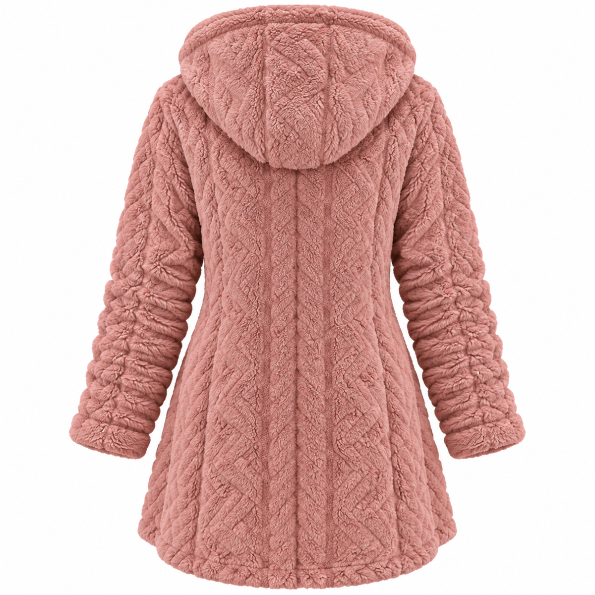 Damen Strickjacke aus Polyester | Strukturierter Strick & Leichter Stretch | Einfarbige Jacke für Herbst & Winter | Schmid