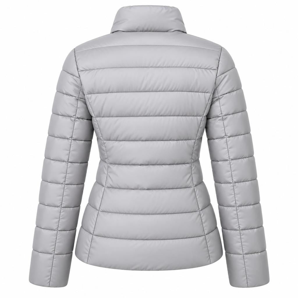 Damen Steppjacke aus Polyester | Stehkragen & Taillierte Silhouette | Leichte Jacke für die Übergangszeit | Schmid