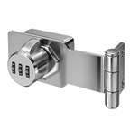 Manuelles Schrank-Codeschloss | Zinklegierung & Rollende Codewalzen | Schlüsselloses Mechanisches Kombinationsschloss für Schränke & Türen | Schmid