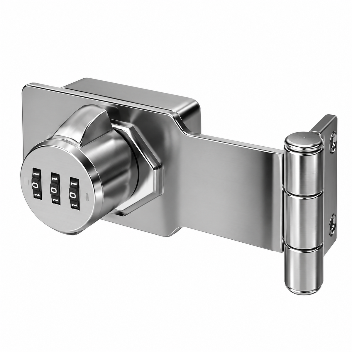 Manuelles Schrank-Codeschloss | Zinklegierung & Rollende Codewalzen | Schlüsselloses Mechanisches Kombinationsschloss für Schränke & Türen | Schmid