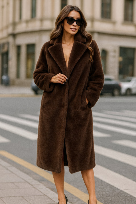 Damen Mantel | Elegantes Design Mit Reverskragen Für Klassische Stil