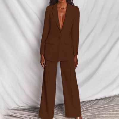 Eleganter l Blazer und Hosenset