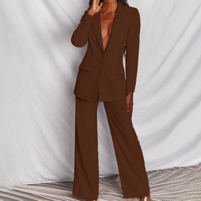 Eleganter l Blazer und Hosenset