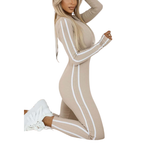 Bella | Lässiger Jumpsuit Mit Langen Ärmeln Und Reißverschluss