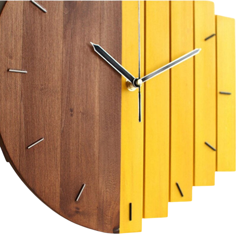 WoodenCharm | Stilvolle Holzwanduhr Für Die Inneneinrichtung Mit Zeitloser Eleganz