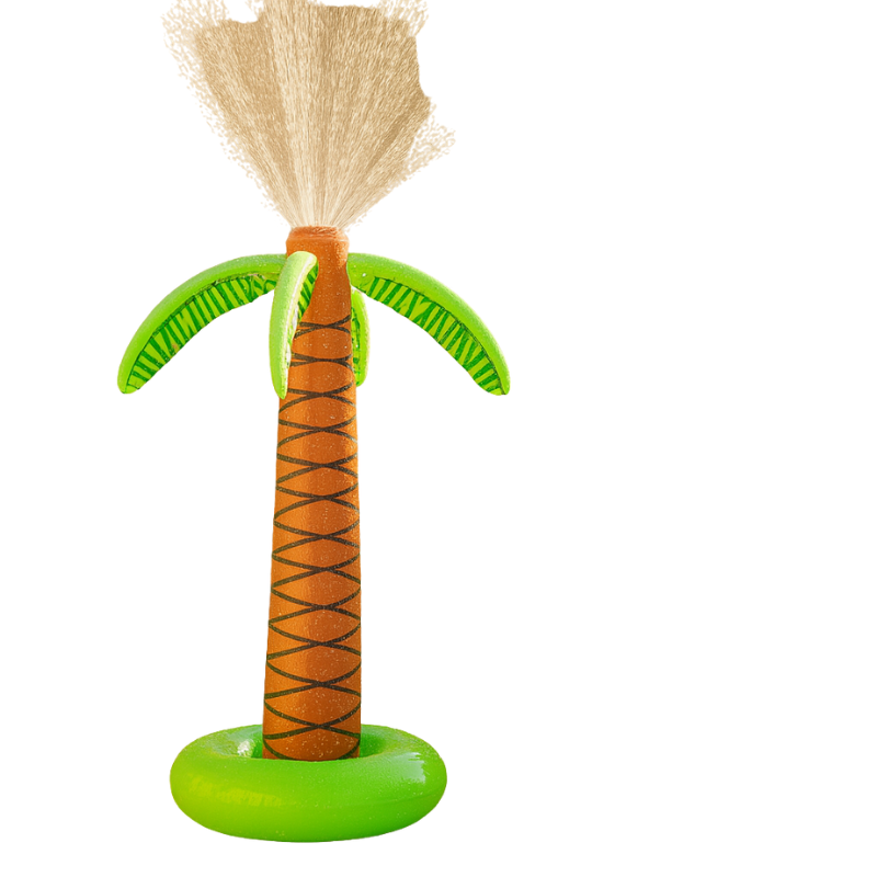 Aufblasbarer Gartensprinkler – Wasserspielzeug im Baum-Design