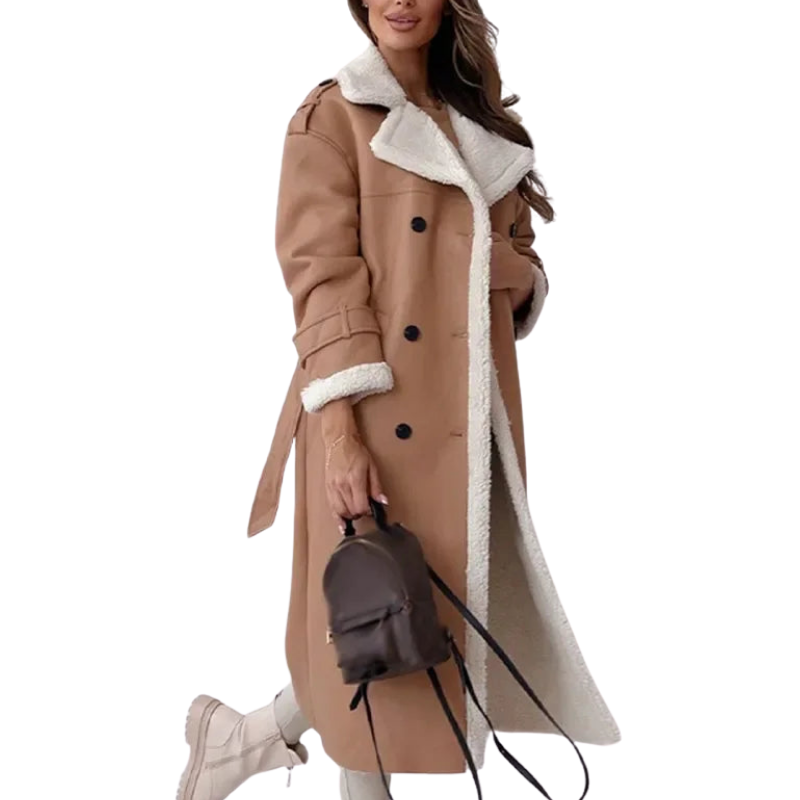 Cassy | Langer Wintermantel Mit Vielseitigem Design