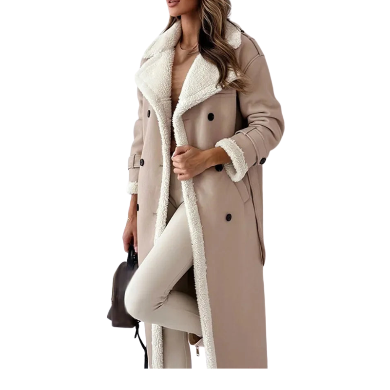 Cassy | Langer Wintermantel Mit Vielseitigem Design