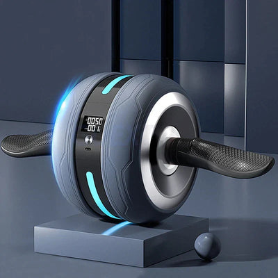 CorePro | bauchmuskelrad mit rückprall & zählfunktion für effektives core-training