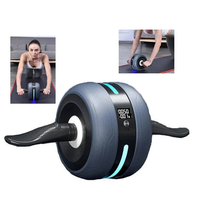 CorePro | bauchmuskelrad mit rückprall & zählfunktion für effektives core-training