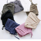 Lindy - Shorts Leinen- und Baumwollmischung