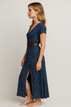 Damen Maxikleid – Sommerkleid, lange Passform
