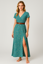 Damen Maxikleid – Sommerkleid, lange Passform