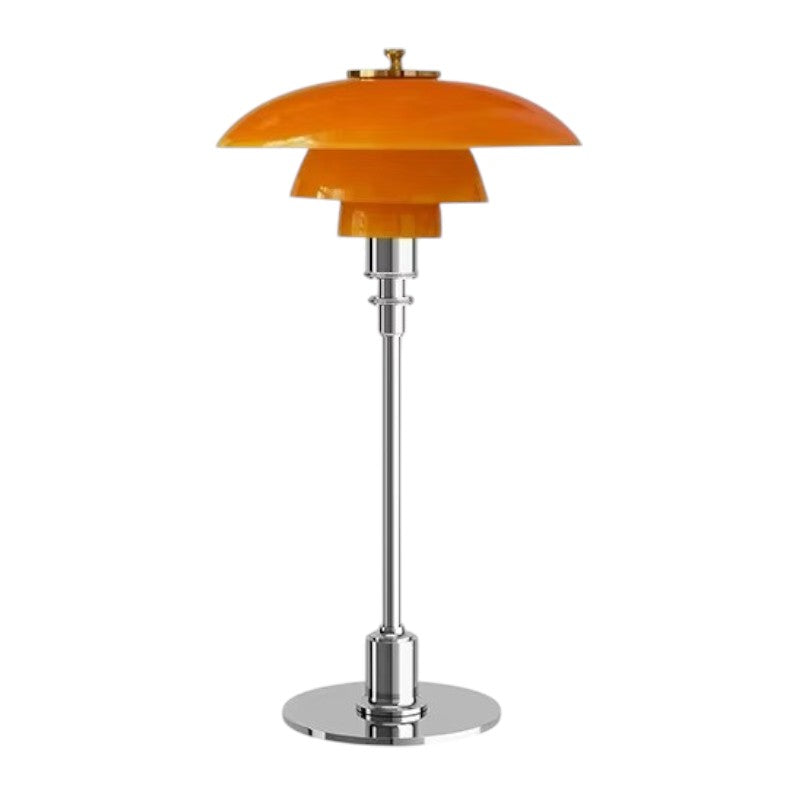 Danish design table lamp | skandinavische tischlampe mit dimmbarem led-licht & glasdesign
