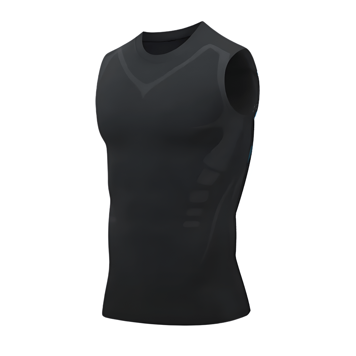 Herren Kompressionsweste | Dehnbares Nylon-Spandex-Material | Enganliegende Ärmellose Basisschicht für Training & Alltag | Schmid
