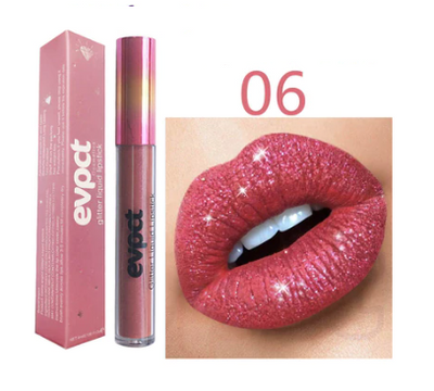 Diamantlippe | glitzernder, wasserdichter lippenstift für glamouröse anlässe