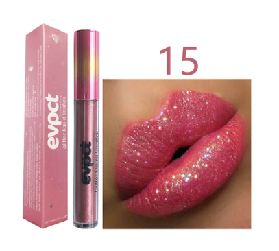 Diamantlippe | glitzernder, wasserdichter lippenstift für glamouröse anlässe