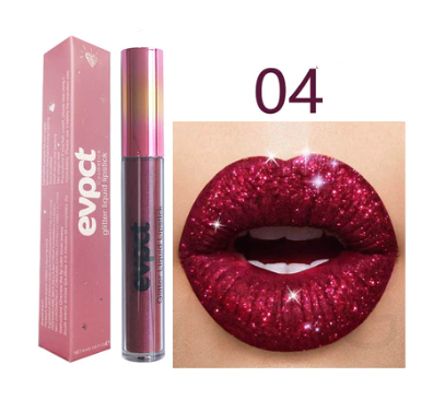 Diamantlippe | glitzernder, wasserdichter lippenstift für glamouröse anlässe