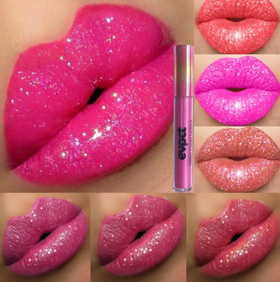 Diamantlippe | glitzernder, wasserdichter lippenstift für glamouröse anlässe