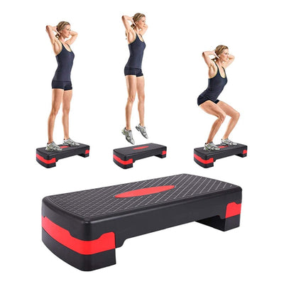 Einstellenfit step | verstellbarer fitness-stepper für effektives heimtraining