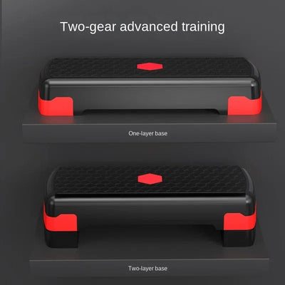 Einstellenfit step | verstellbarer fitness-stepper für effektives heimtraining