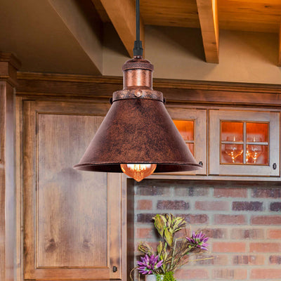Industrielle Vintage Antik Kupfer Pendelleuchte | Retro Deckenlampe Für Wohnzimmer Esszimmer Und Küche