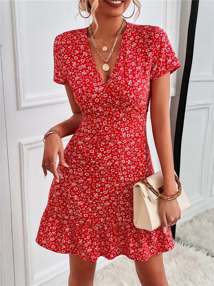 Blumiges | kleid für damen