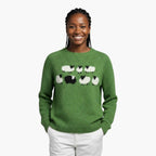 Damen Retro-Strickpullover | Vintage-Inspiriertes Design & Langarm-Konstruktion | Grüner Pullover für Herbst-Outfits | Schmid