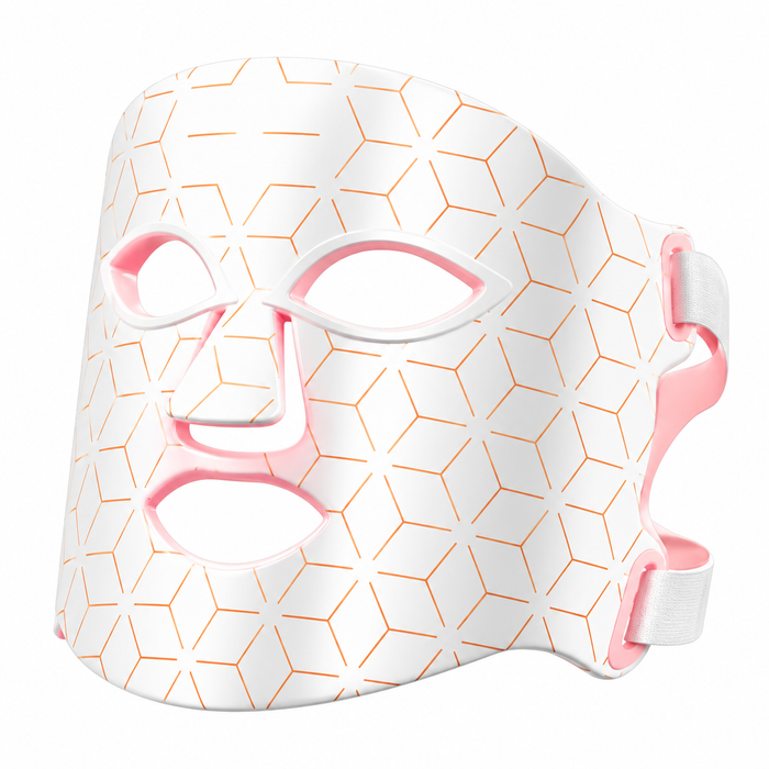LED-Gesichtsmaske | 7 Lichtwellenlängen & Saphirglas-LED-Perlen | Rotlicht & Nahinfrarotlicht für die Gesichtspflege | Schmid
