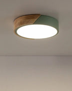 Jan LED-Deckenleuchte – Holz und Eisen, CCT Einstellbar, Ø23–40 cm, 220–240V