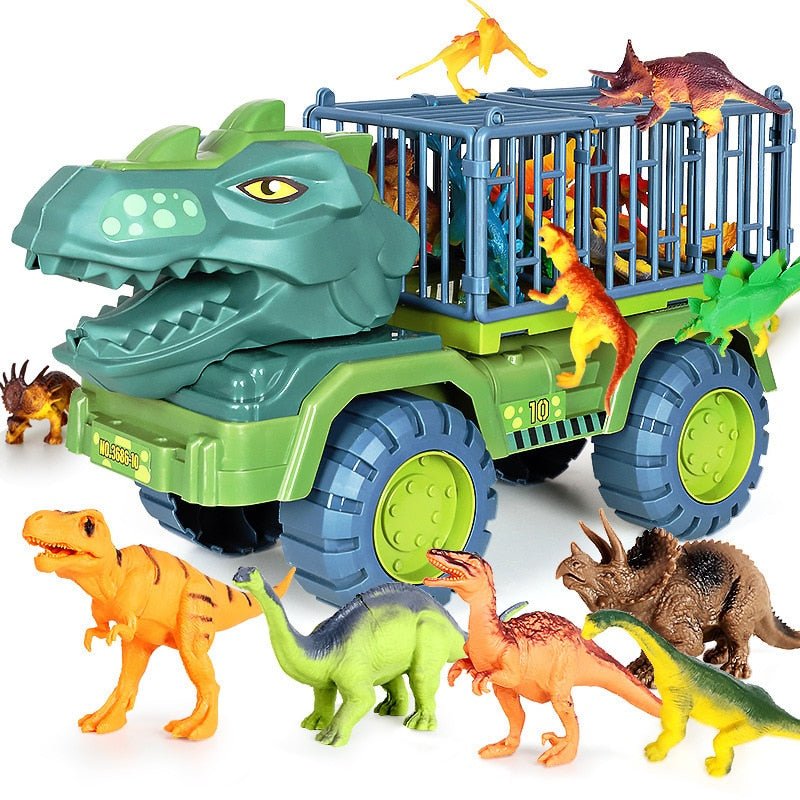 DinoTrek Explorers Set – Dinosaurier- und Fahrzeug-Spielset