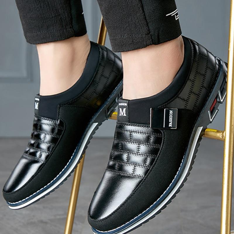 Atmungsaktive Herren Lederschuhe – Lässige Lederschuhe Mit Orthopädischer Unterstützung