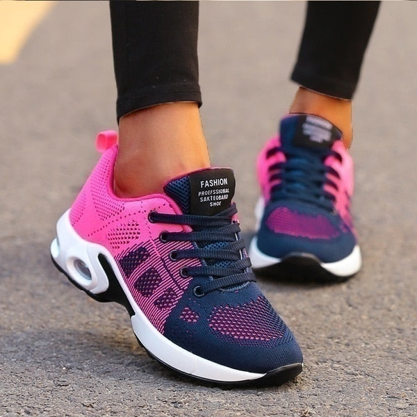 Damen Ergonomische Unterstützende Sneakers – Bequeme Freizeitschuhe Mit Fußgewölbeunterstützung